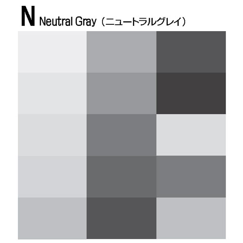 【COPIC】N:Neutal Gray