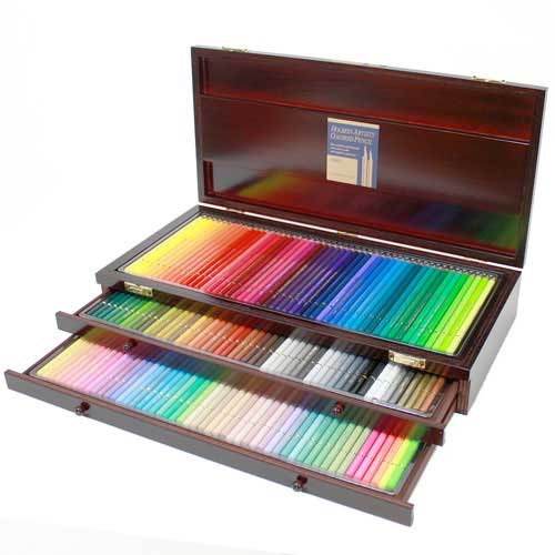 [ホルベイン]色鉛筆　150色セット(木箱)　OP946